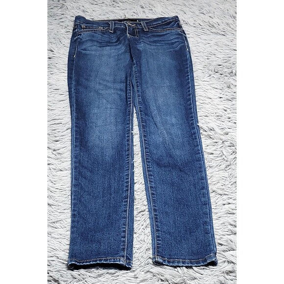 Flying Monkey Skinny Jeans Womens 24x31 Blue Stretch Denim Straight Leg Made USA - Picture 1 of 12